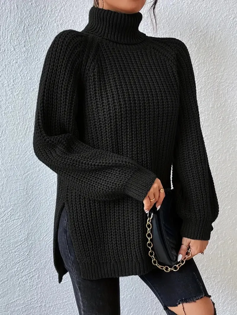 Elisette™ - Cozy Turtleneck Pullover