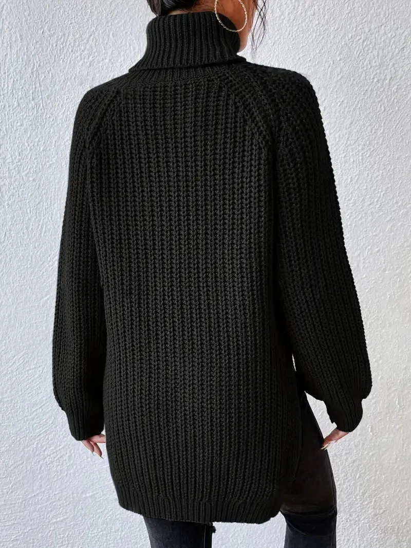 Elisette™ - Cozy Turtleneck Pullover