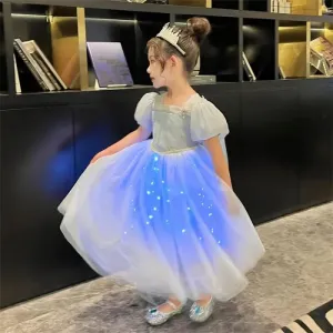 Elsa & Cinderella Princess Dresses: High-End Kids' Party Fashion