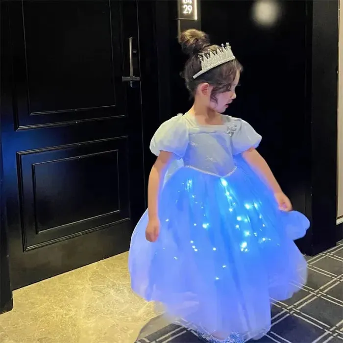 Elsa & Cinderella Princess Dresses: High-End Kids' Party Fashion