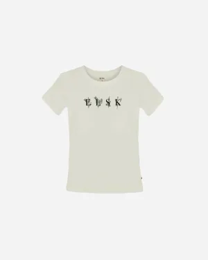 ELSK® PORSE LOGO WOMEN'S TEE - DRIFT MAPLE
