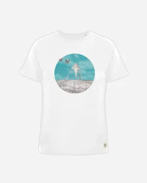 ELSK® STENBJERG BRUSHED MEN'S T-SHIRT - WHITE