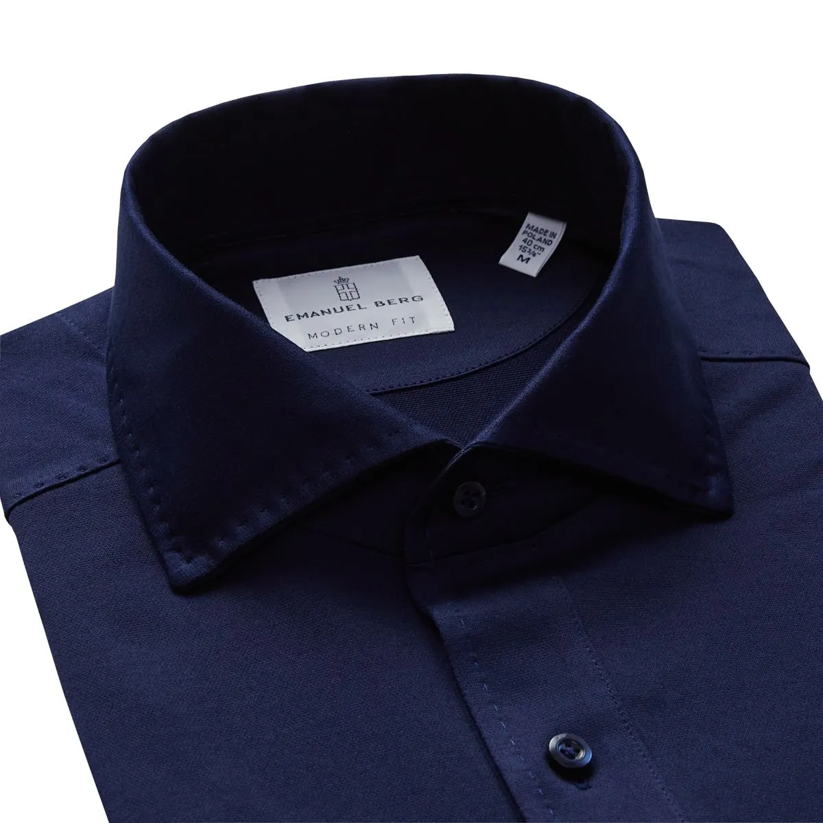 Emanuel Berg Textured Jacquard Polo