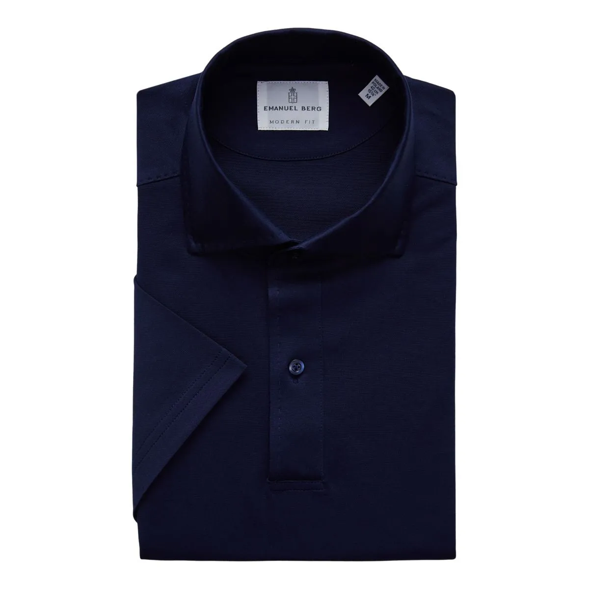 Emanuel Berg Textured Jacquard Polo