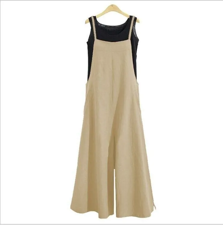 Erika® | Oversized casual sleeveless jumpsuit