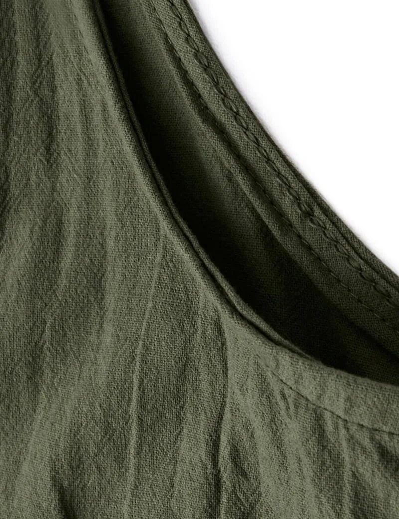Erika® | Oversized casual sleeveless jumpsuit