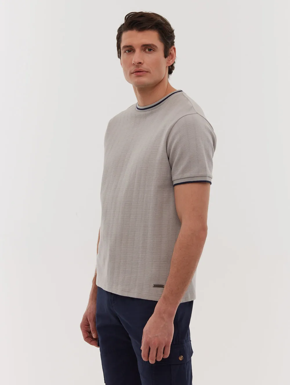 Ernara Ringer Neck T-Shirt