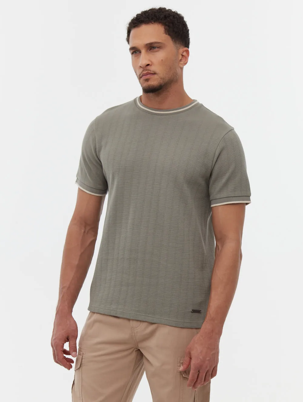 Ernara Ringer Neck T-Shirt