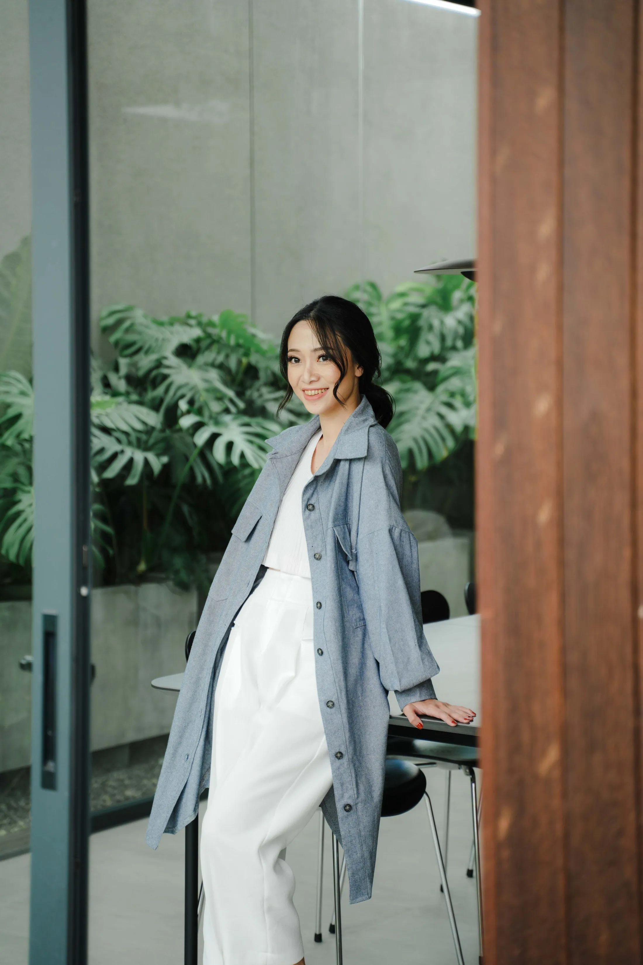 ETERNELLE SHIRTDRESS FOR HER IN LIMESTONE