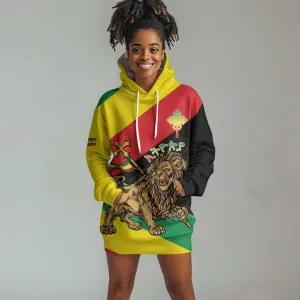Ethiopia Lion of Judah Hoodie Dress Ethiopia Empire 1270-1974 LT15