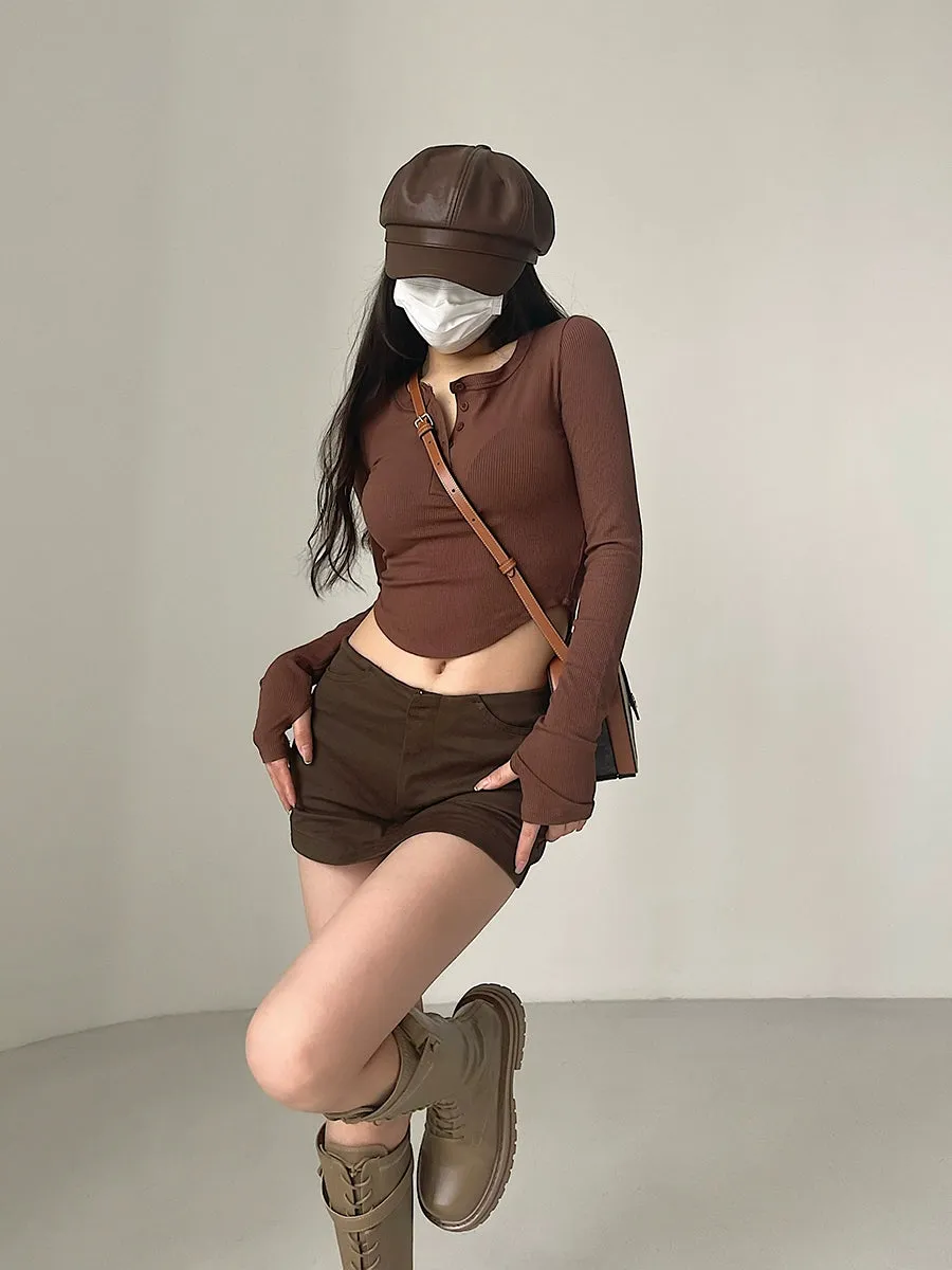European and American Sexy Low Waist Safety Pants for Exposure-Proof Skirt