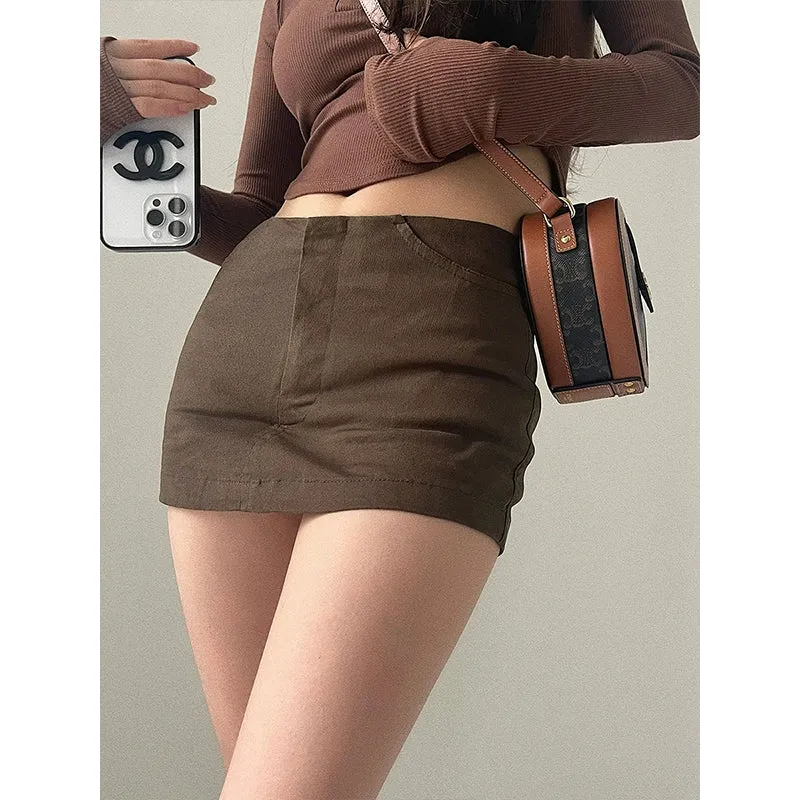 European and American Sexy Low Waist Safety Pants for Exposure-Proof Skirt