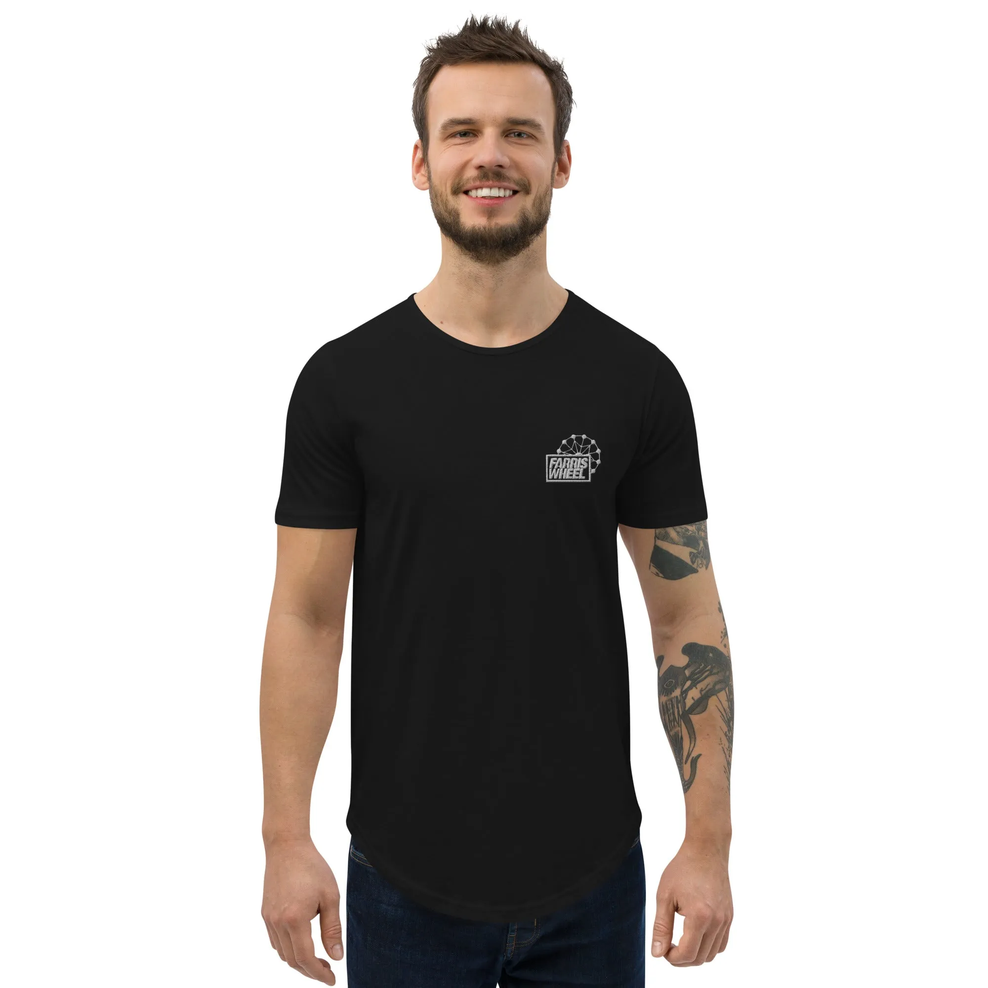 Farris Wheel Men's Curved Hem T-Shirt