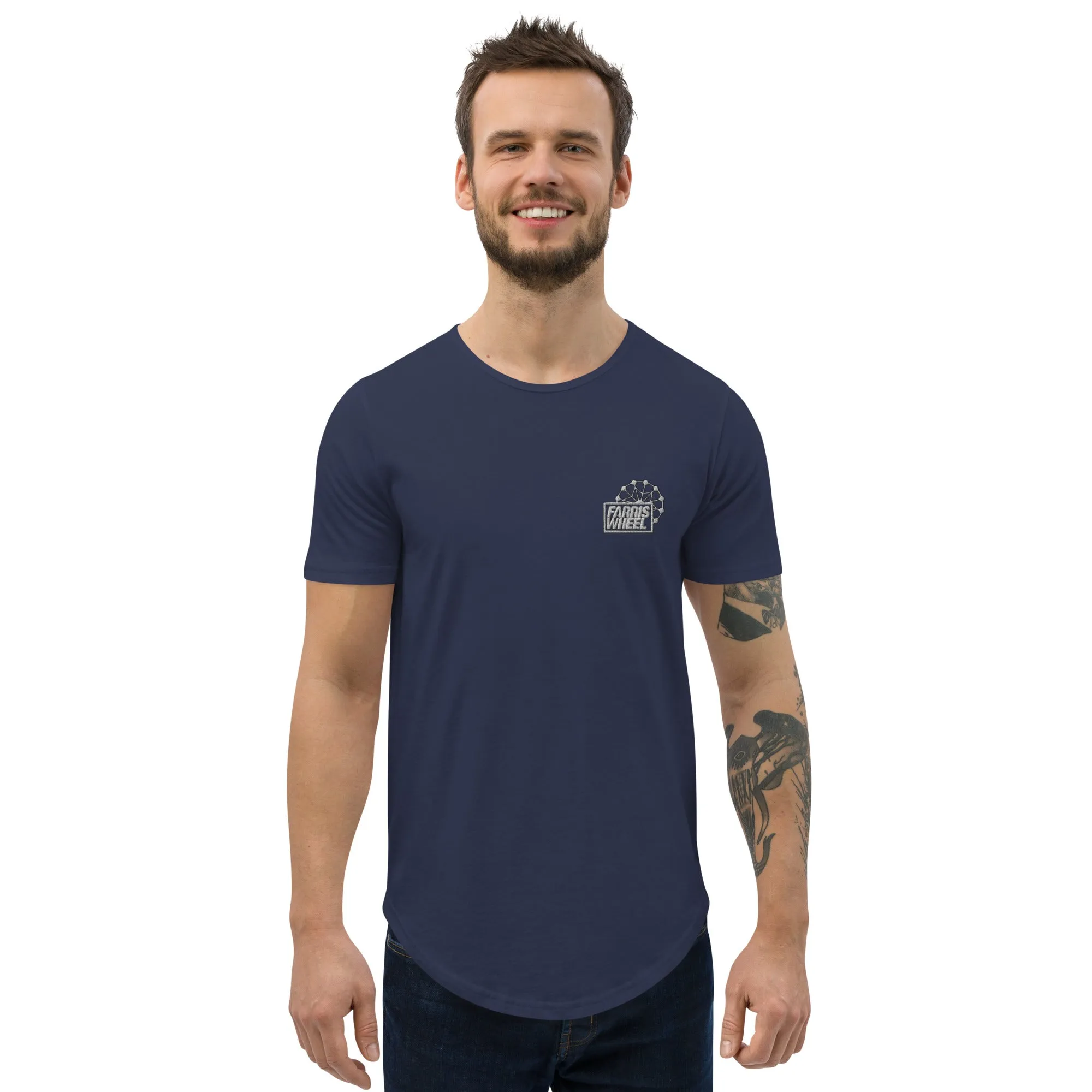 Farris Wheel Men's Curved Hem T-Shirt