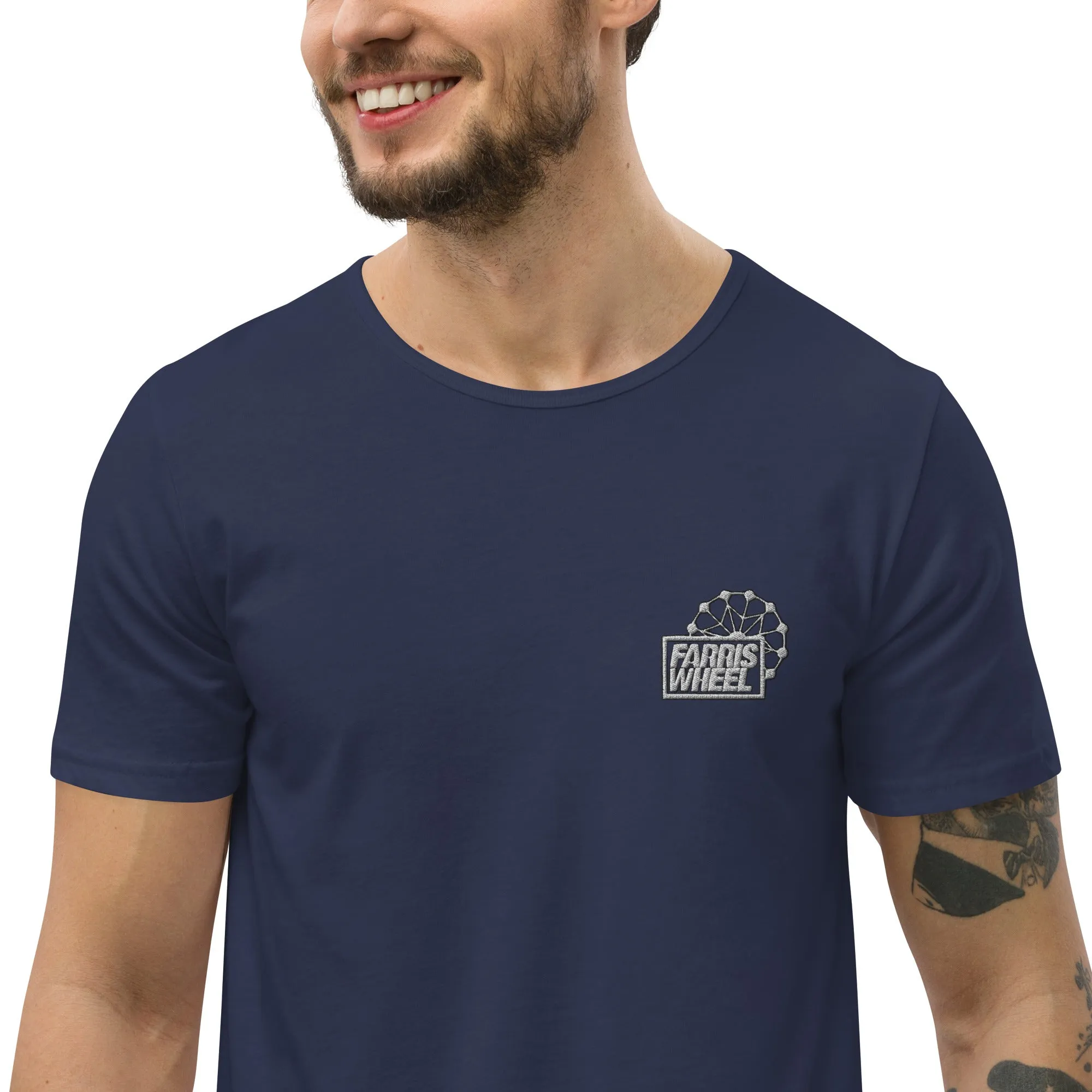 Farris Wheel Men's Curved Hem T-Shirt