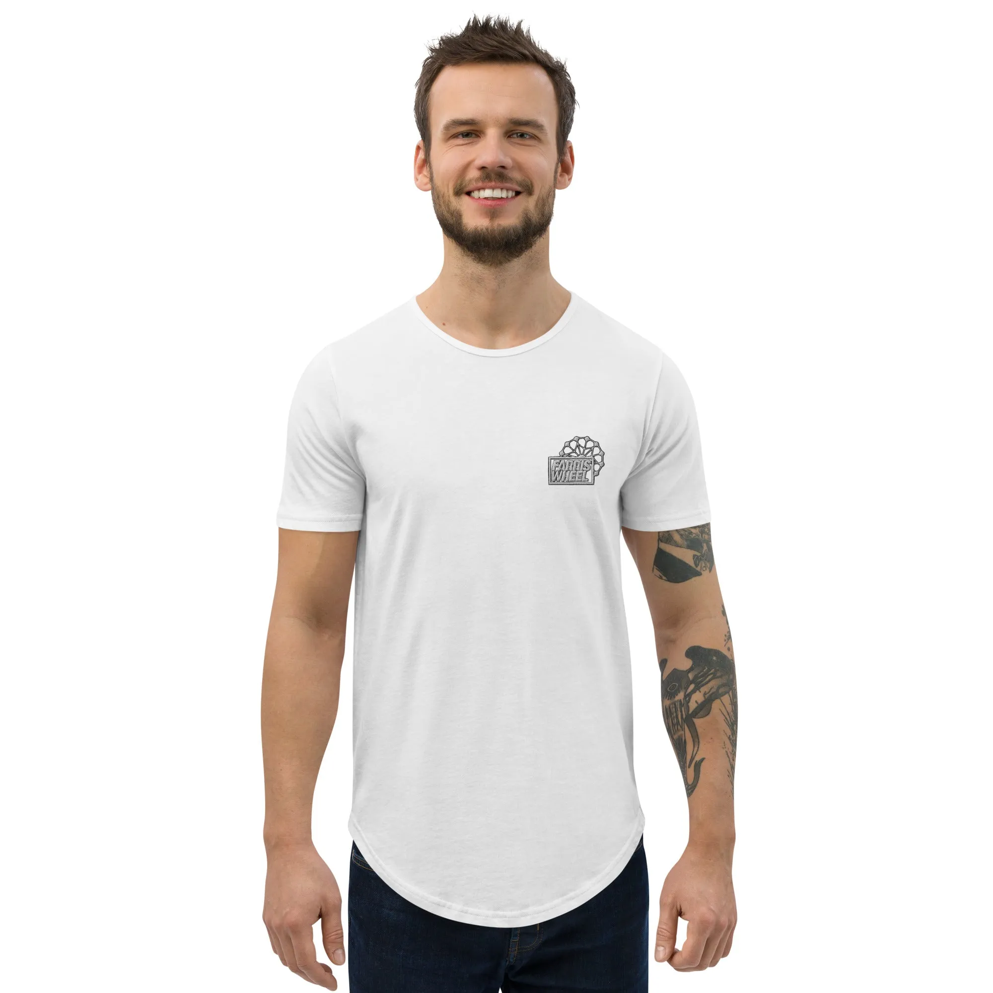 Farris Wheel Men's Curved Hem T-Shirt