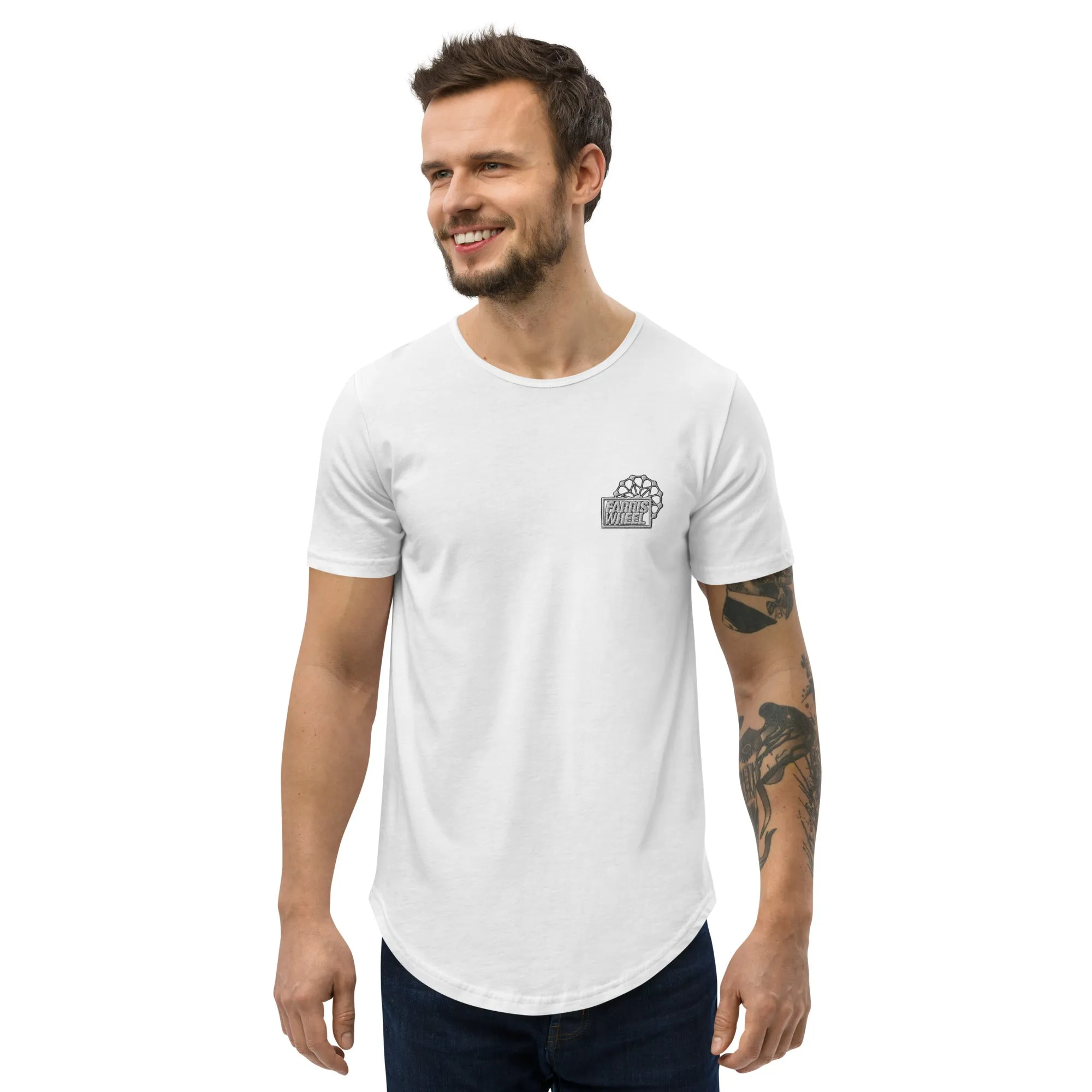 Farris Wheel Men's Curved Hem T-Shirt