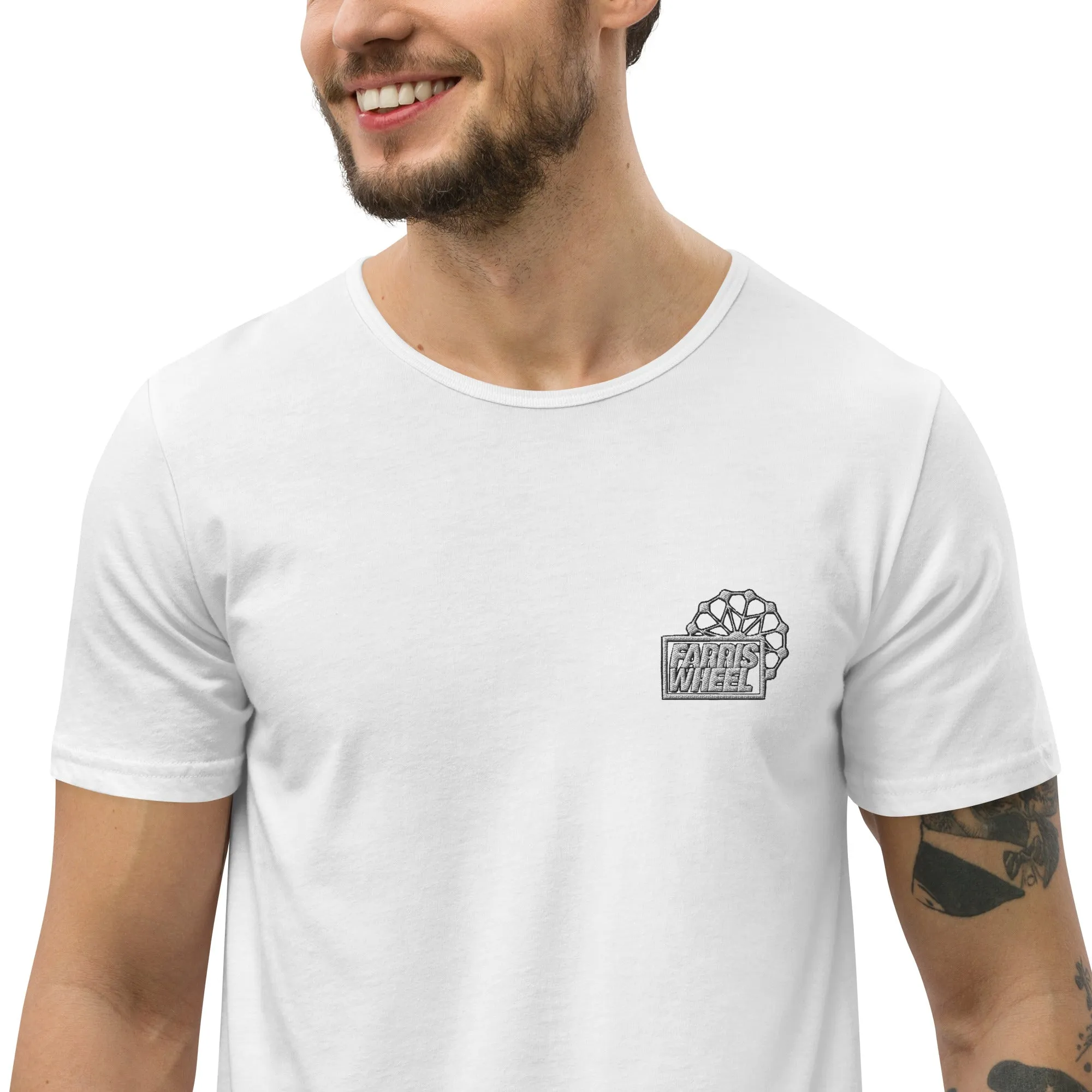 Farris Wheel Men's Curved Hem T-Shirt