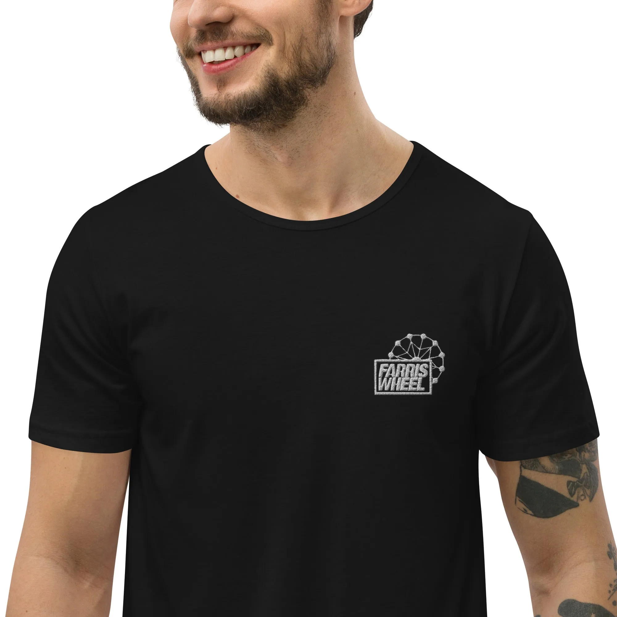 Farris Wheel Men's Curved Hem T-Shirt
