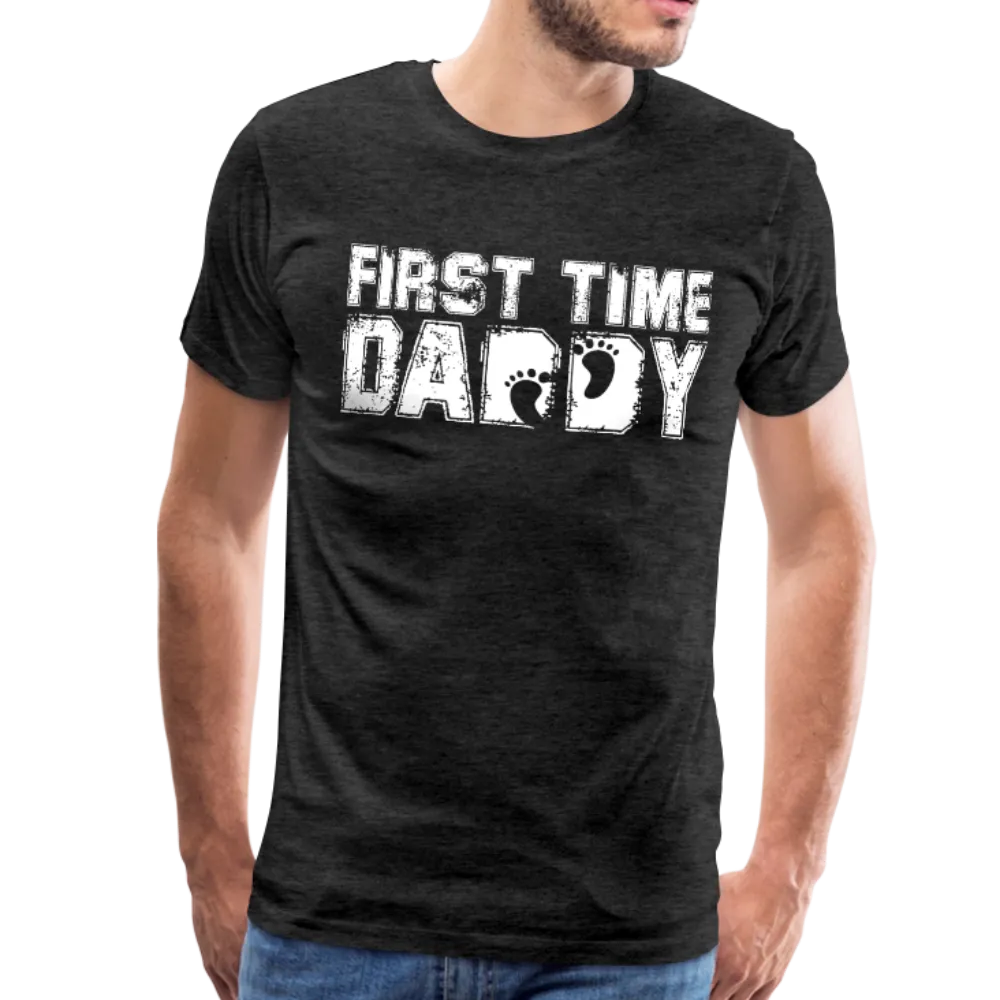 First Time Daddy Men's Premium T-Shirt (CK1496)
