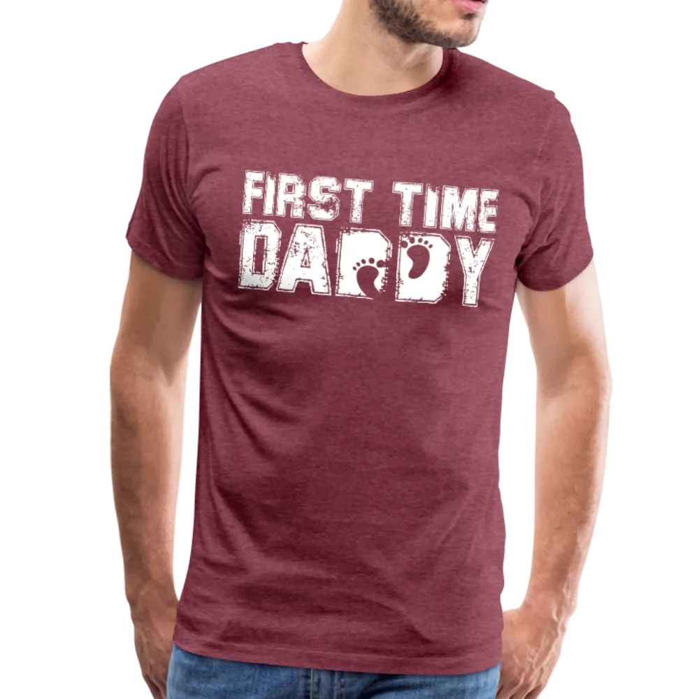 First Time Daddy Men's Premium T-Shirt (CK1496)