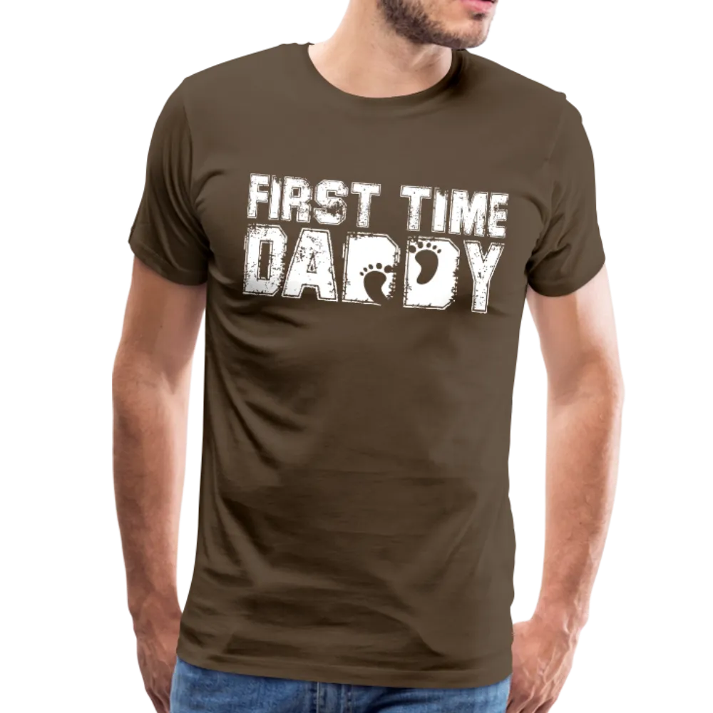 First Time Daddy Men's Premium T-Shirt (CK1496)
