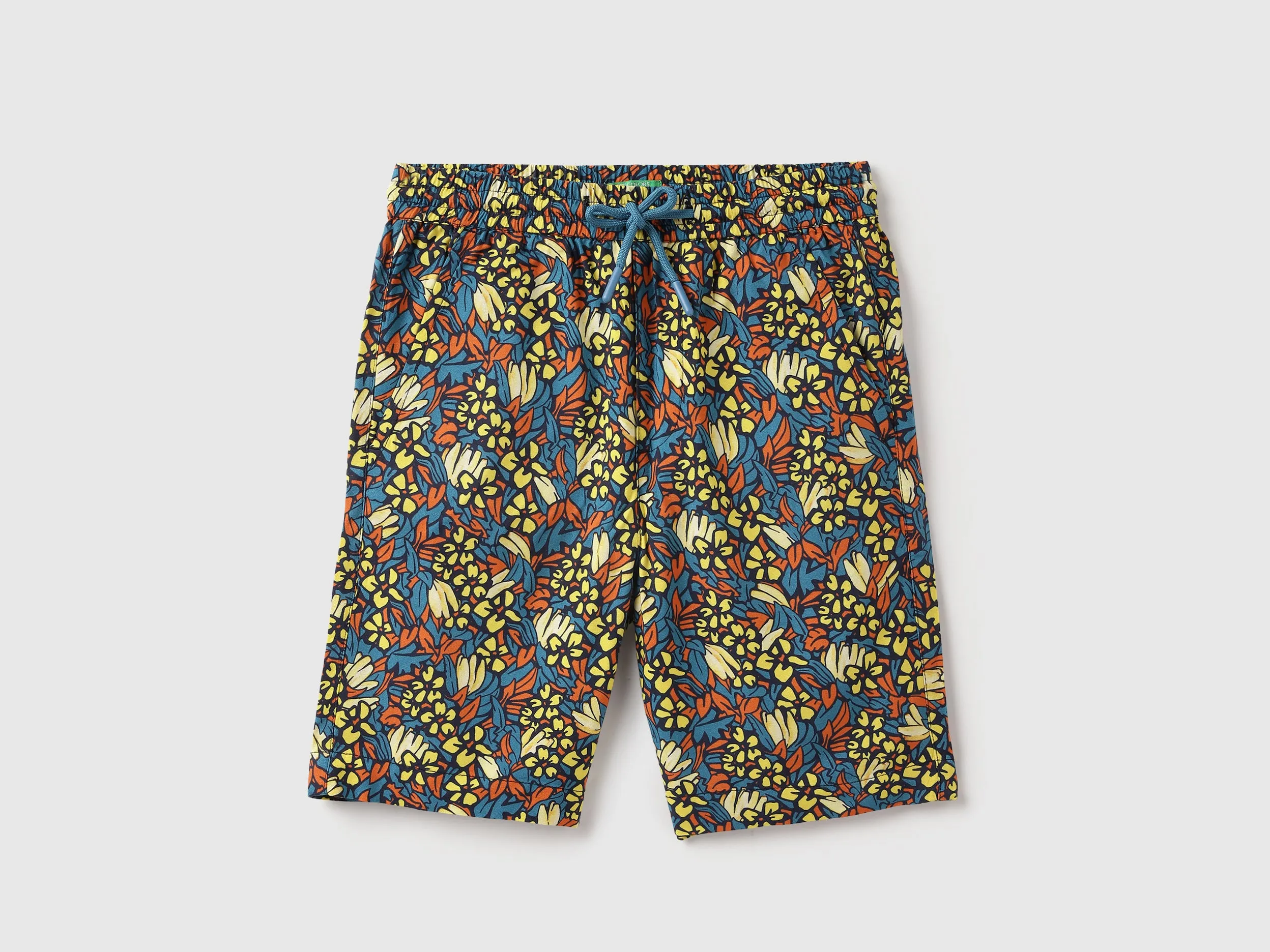 Floral Print Regular Fit Regular Shorts