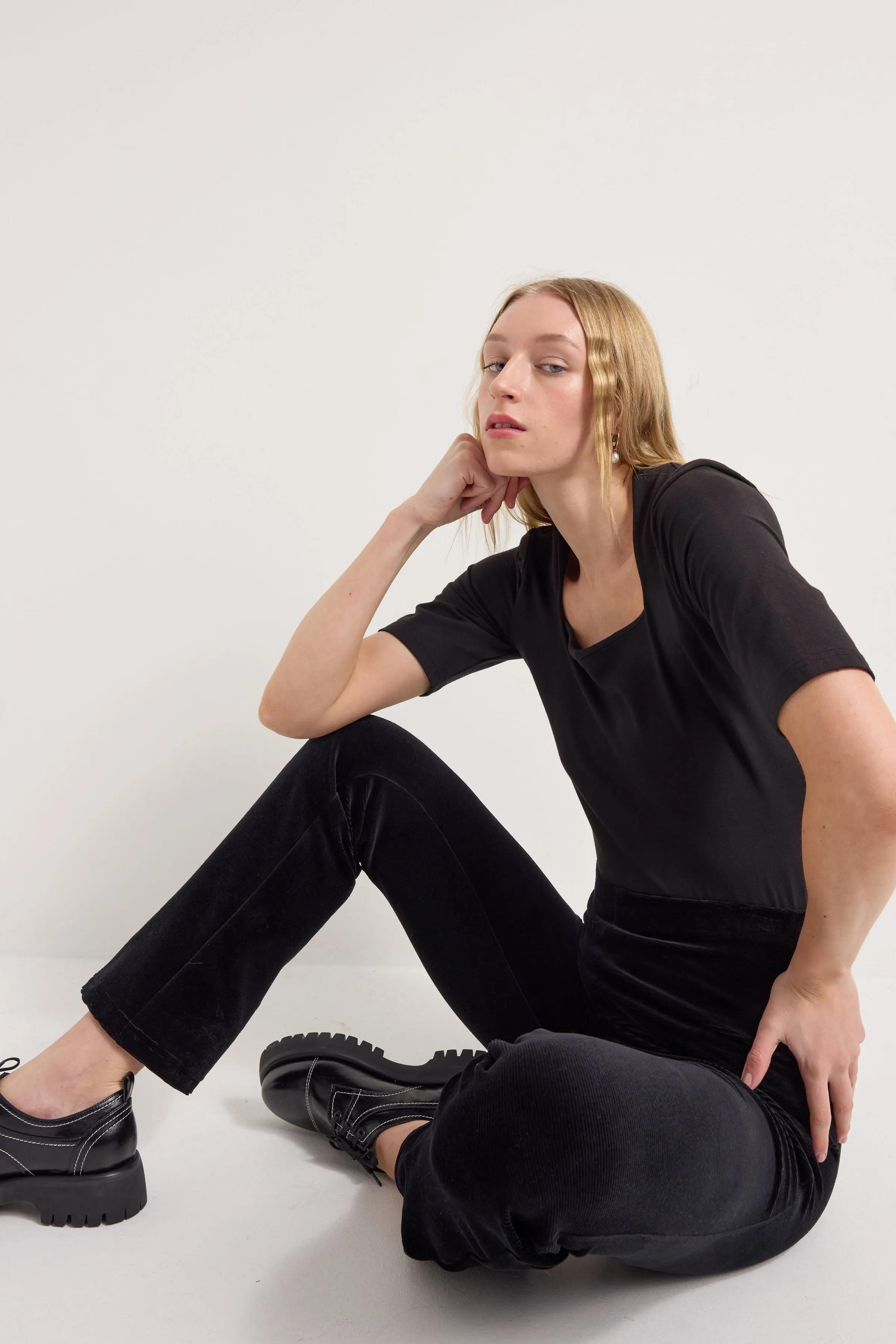 Flux Pant - Black Velour