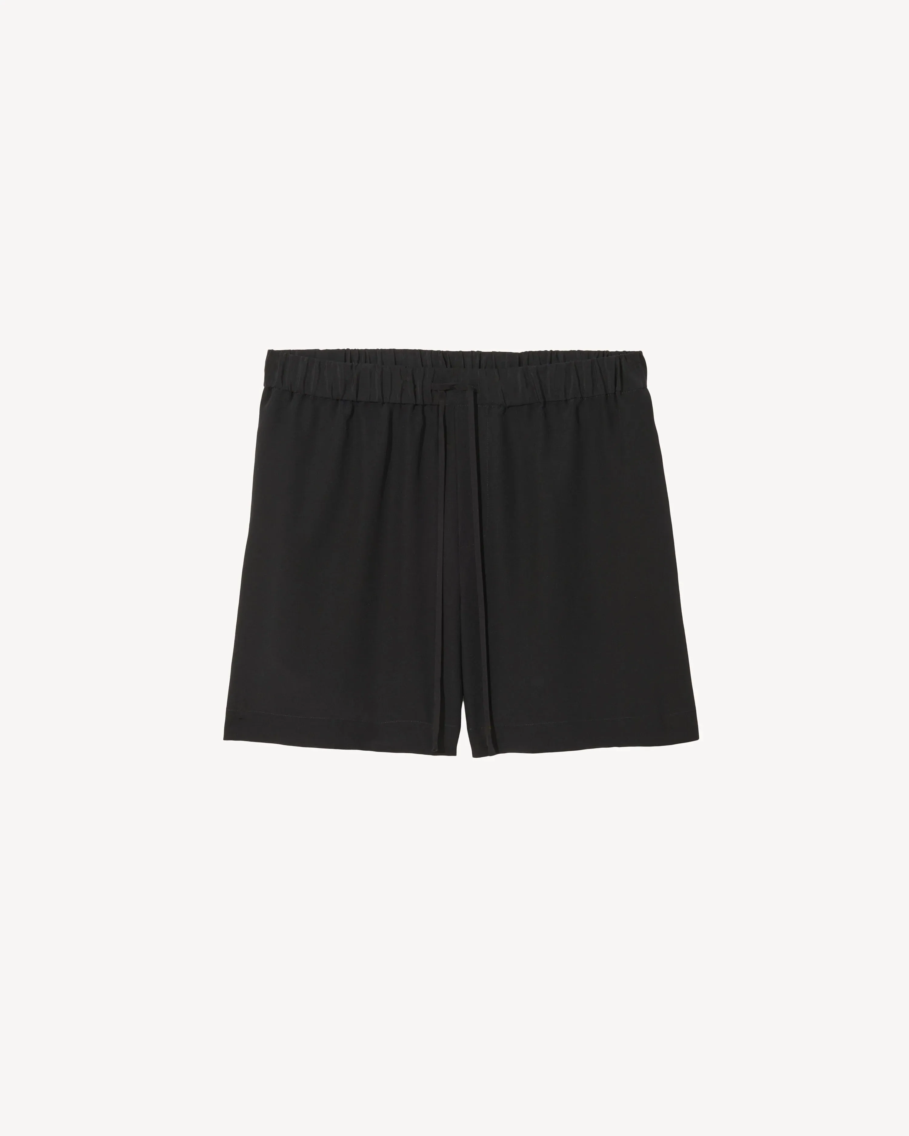FRANCES SILK SHORT IN BLACK