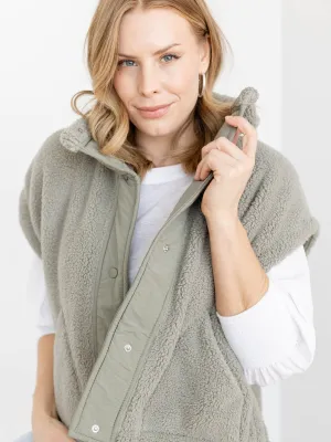 Free People Scout It Out Fleece Vest