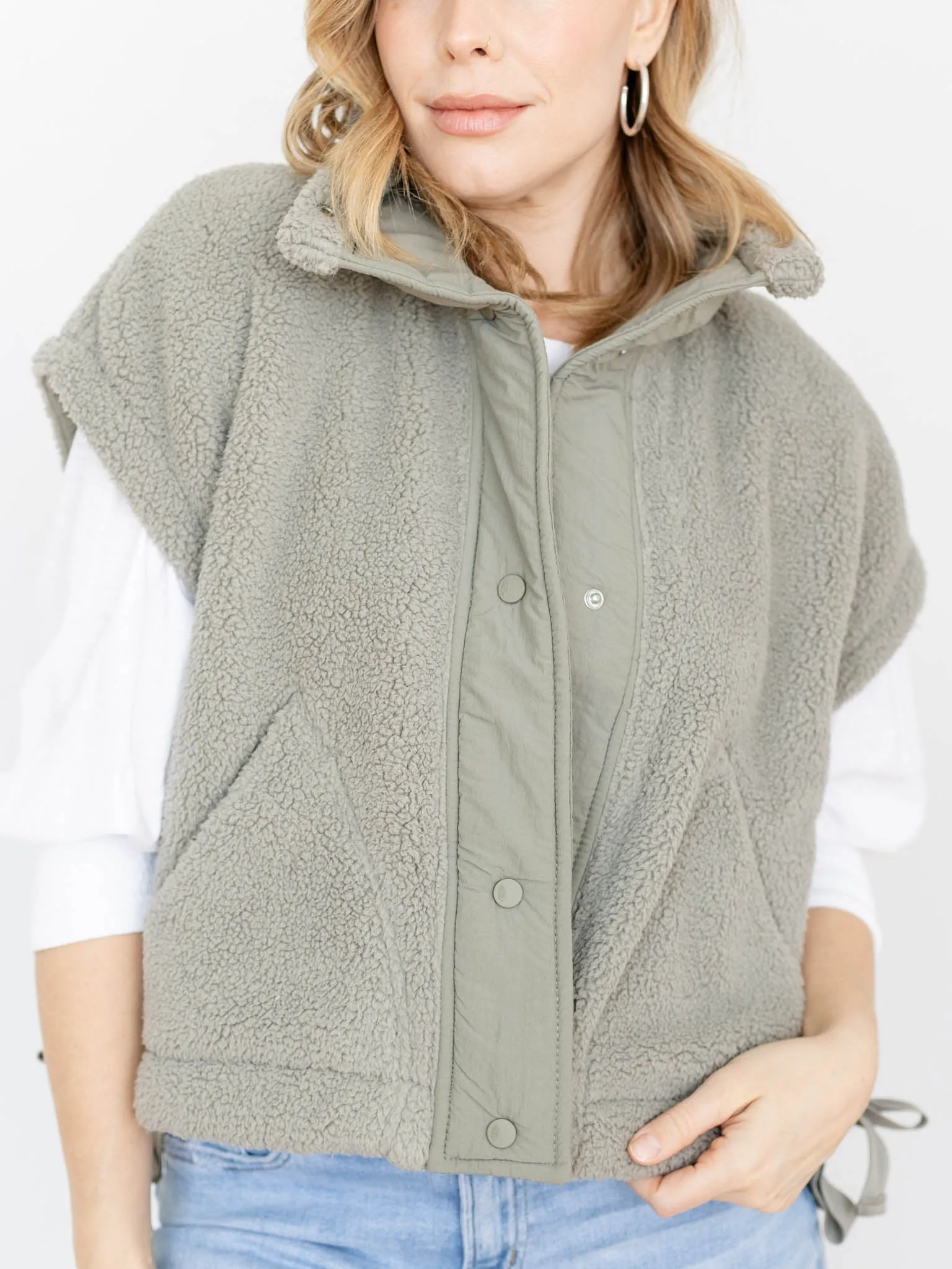 Free People Scout It Out Fleece Vest