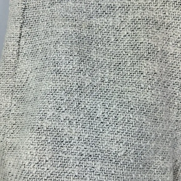 Free People Tweed High Waist Frayed Hem Lined Shorts Size 0 Minimalist Vanilla