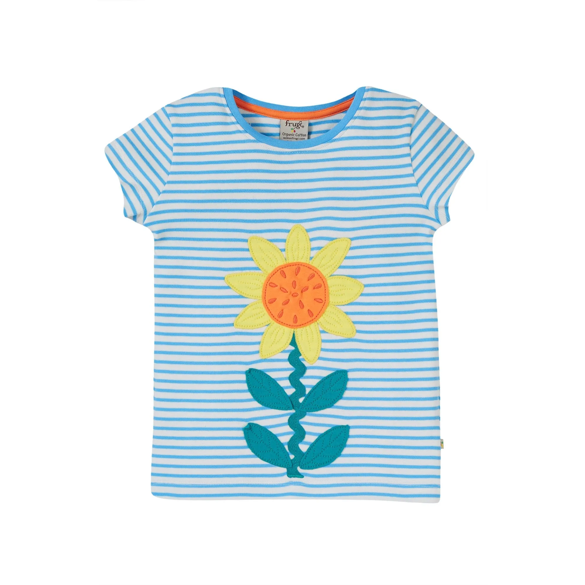 Frugi Camille Echinacea T-Shirt Pe1bk
