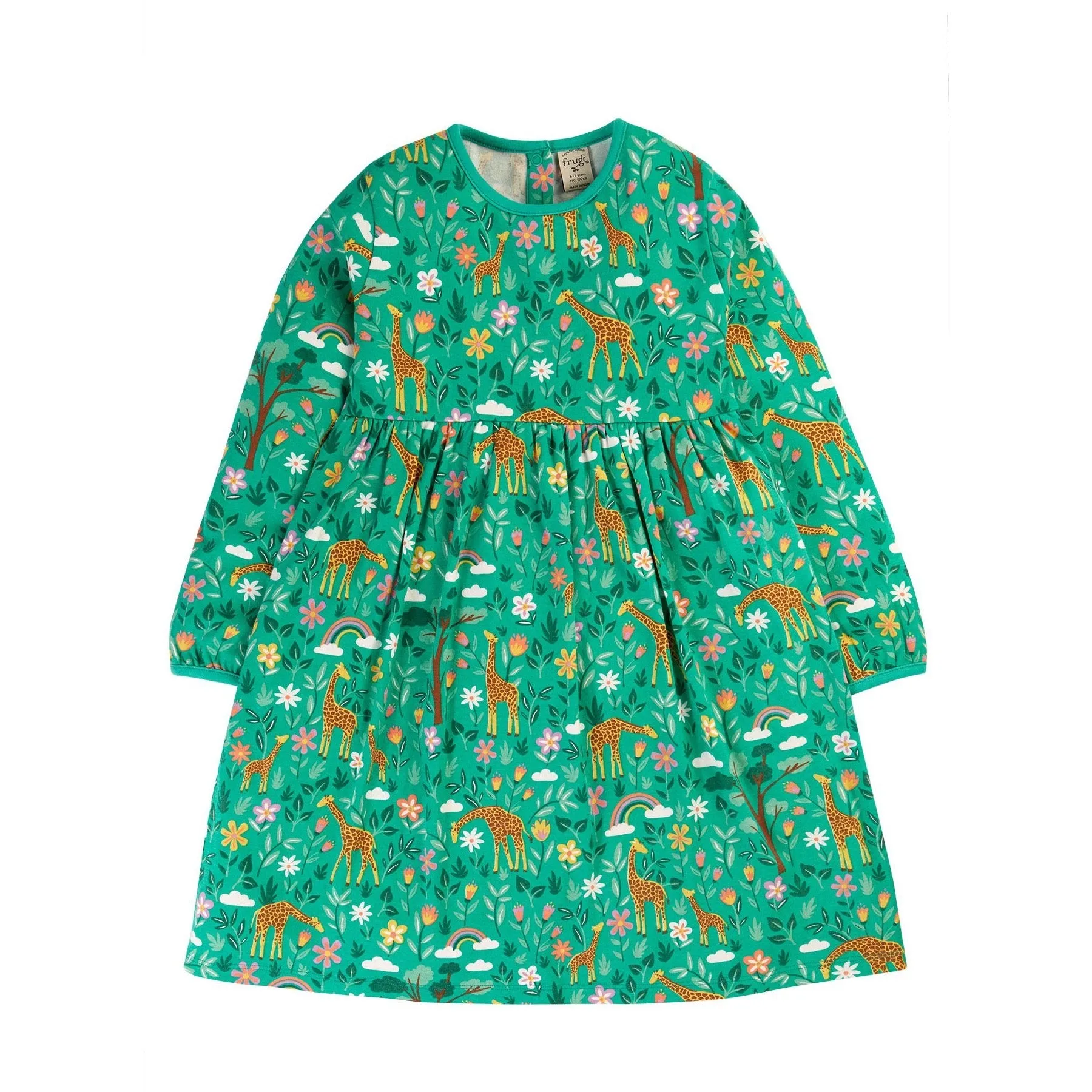 Frugi Dani Infant Dress 500138A4atog Giraffe