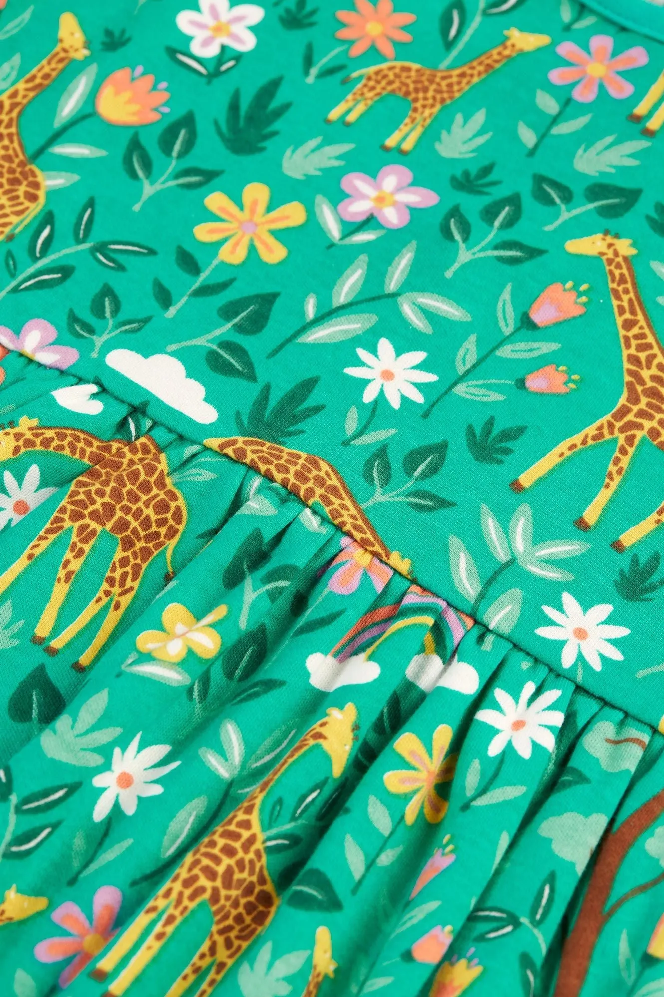 Frugi Dani Infant Dress 500138A4atog Giraffe