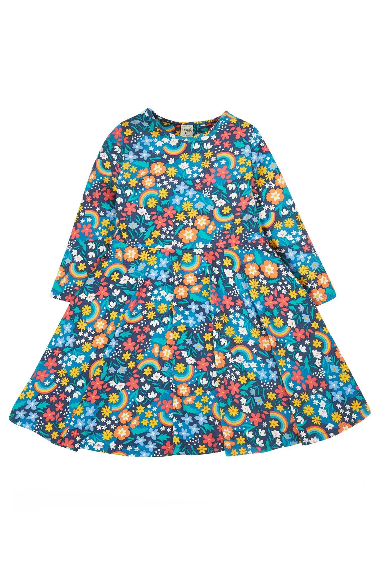 Frugi Sofia Skater Dress 500028A4wthd Winter Hedgerow