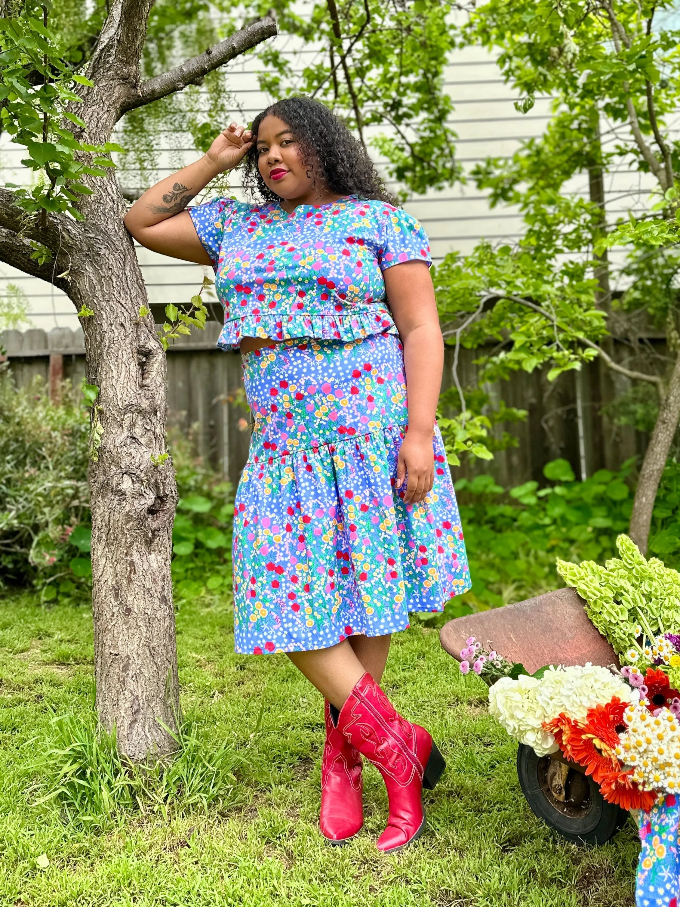 Gail Skirt Super Bloom