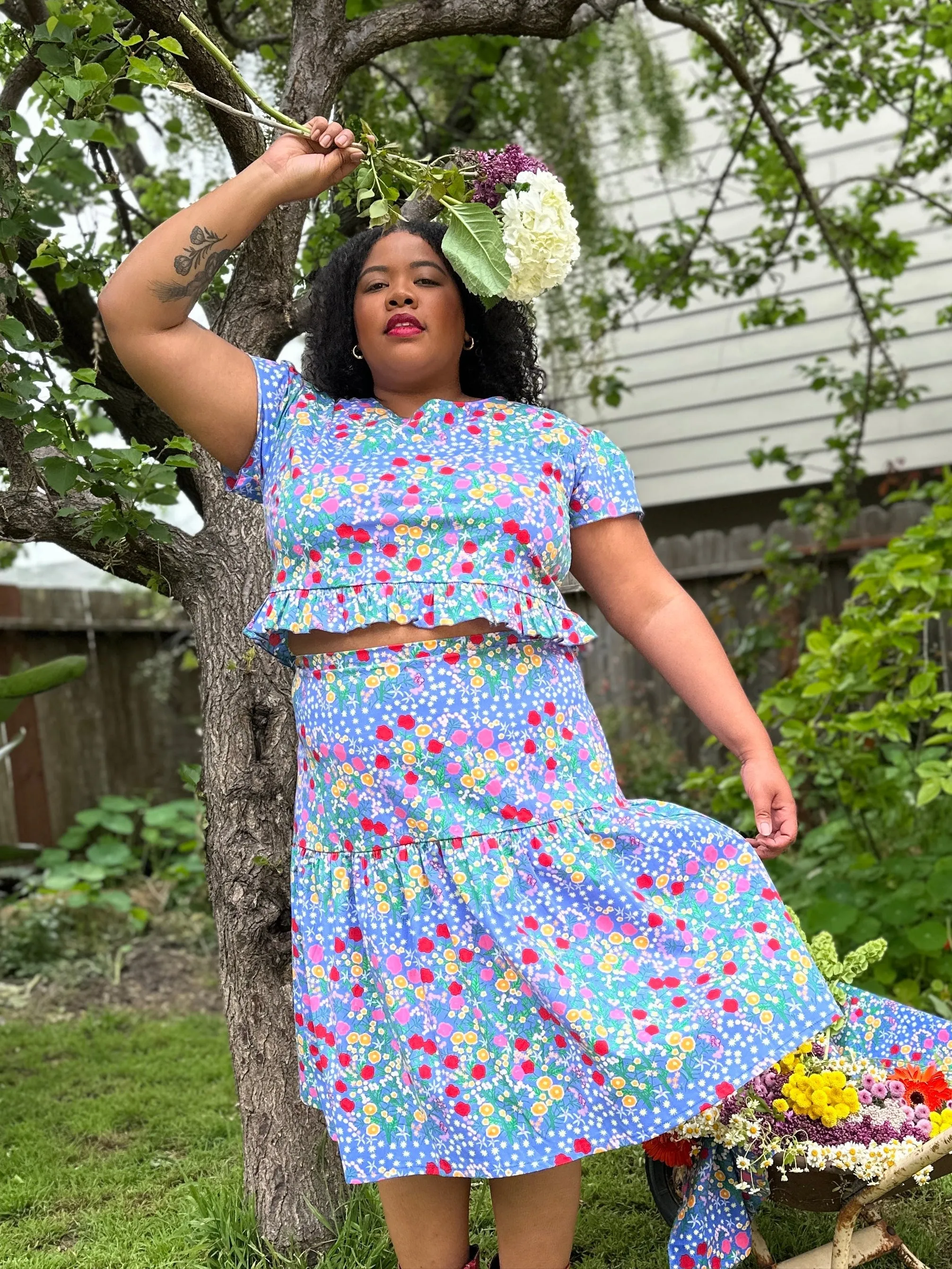 Gail Skirt Super Bloom