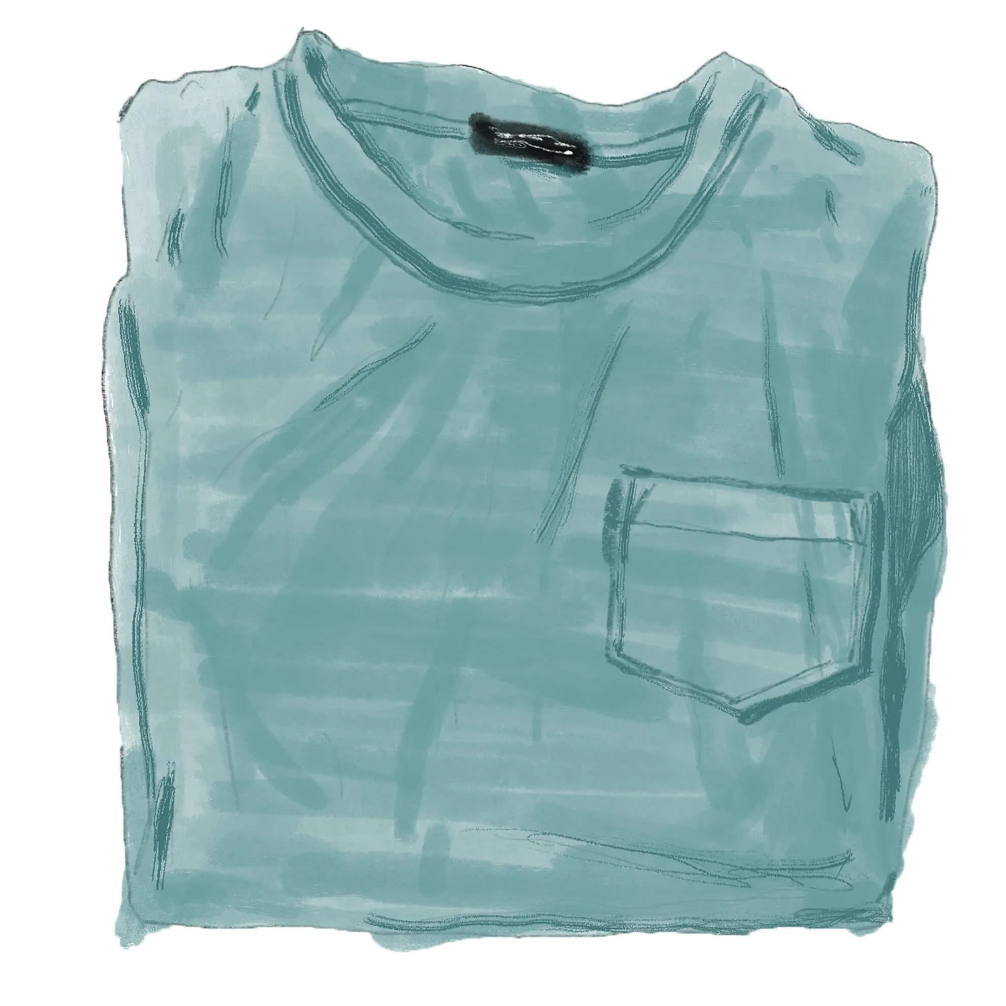 Garment-Dyed Vintage Long Sleeve T-Shirt