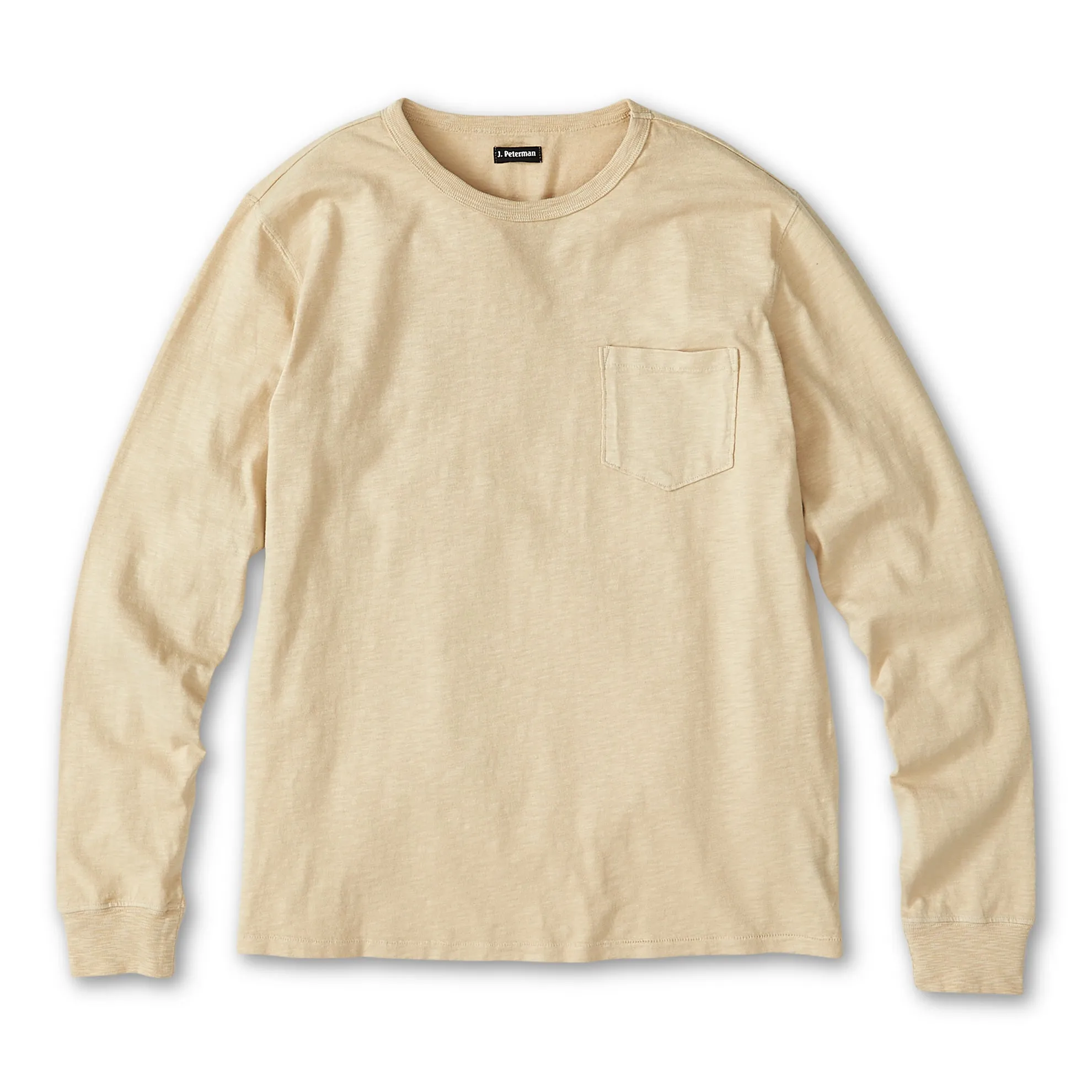 Garment-Dyed Vintage Long Sleeve T-Shirt