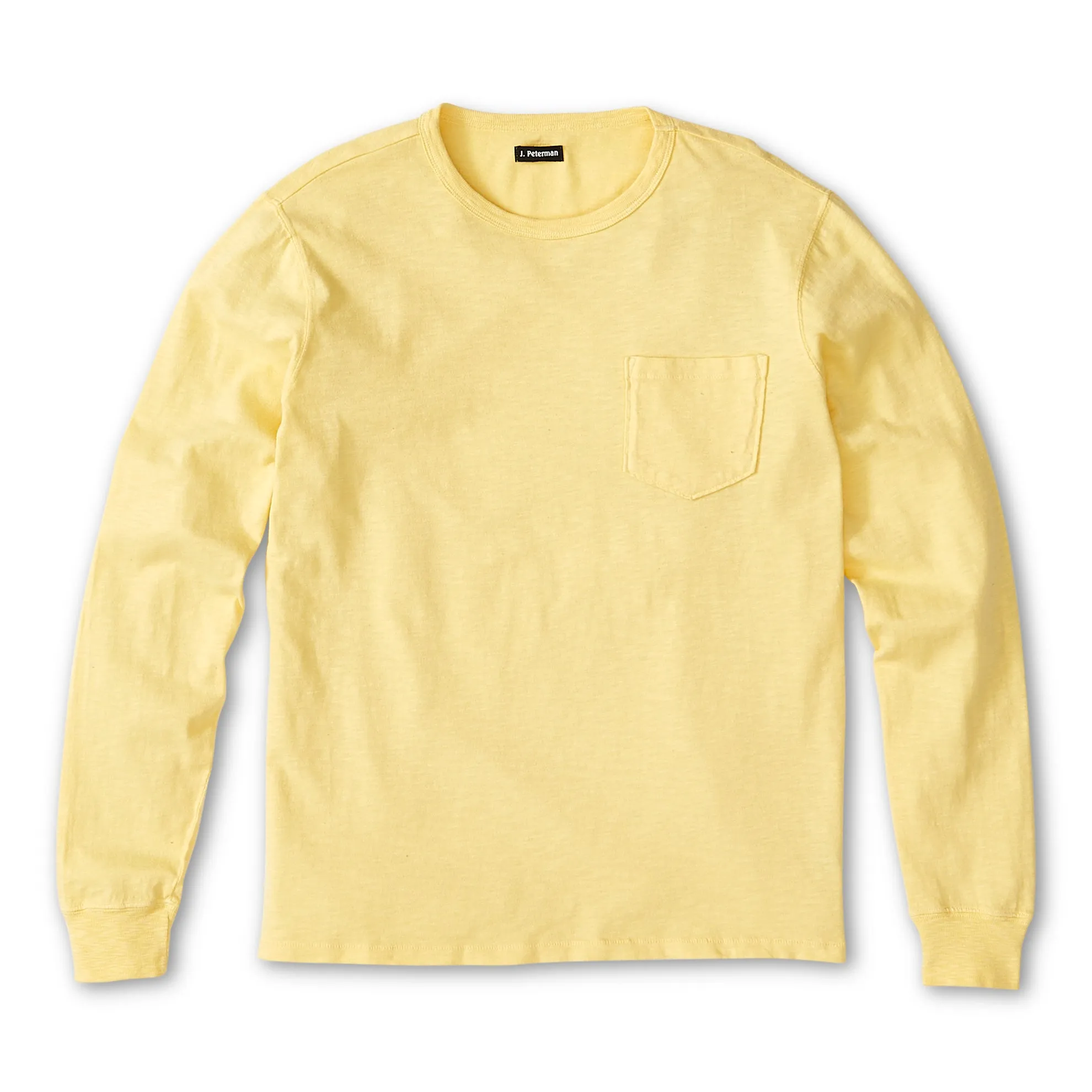 Garment-Dyed Vintage Long Sleeve T-Shirt