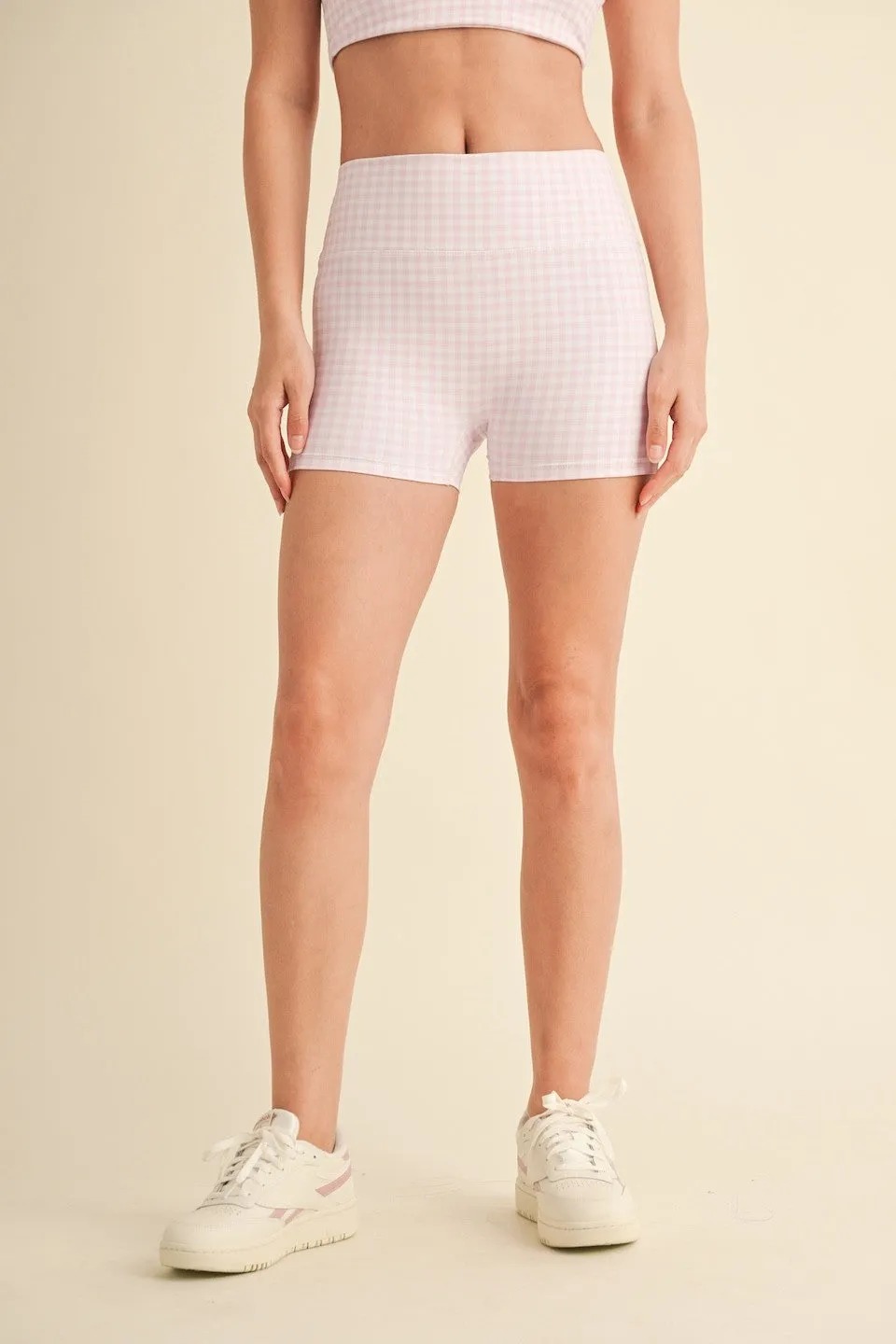 Gingham Mini Shorts