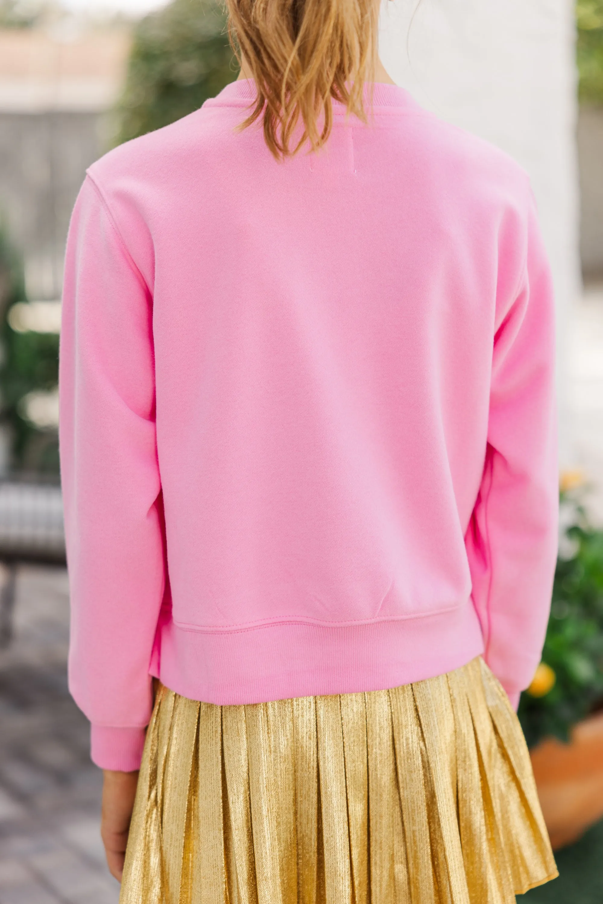 Girls: Princess Era Pink Graphic Sweatshirt