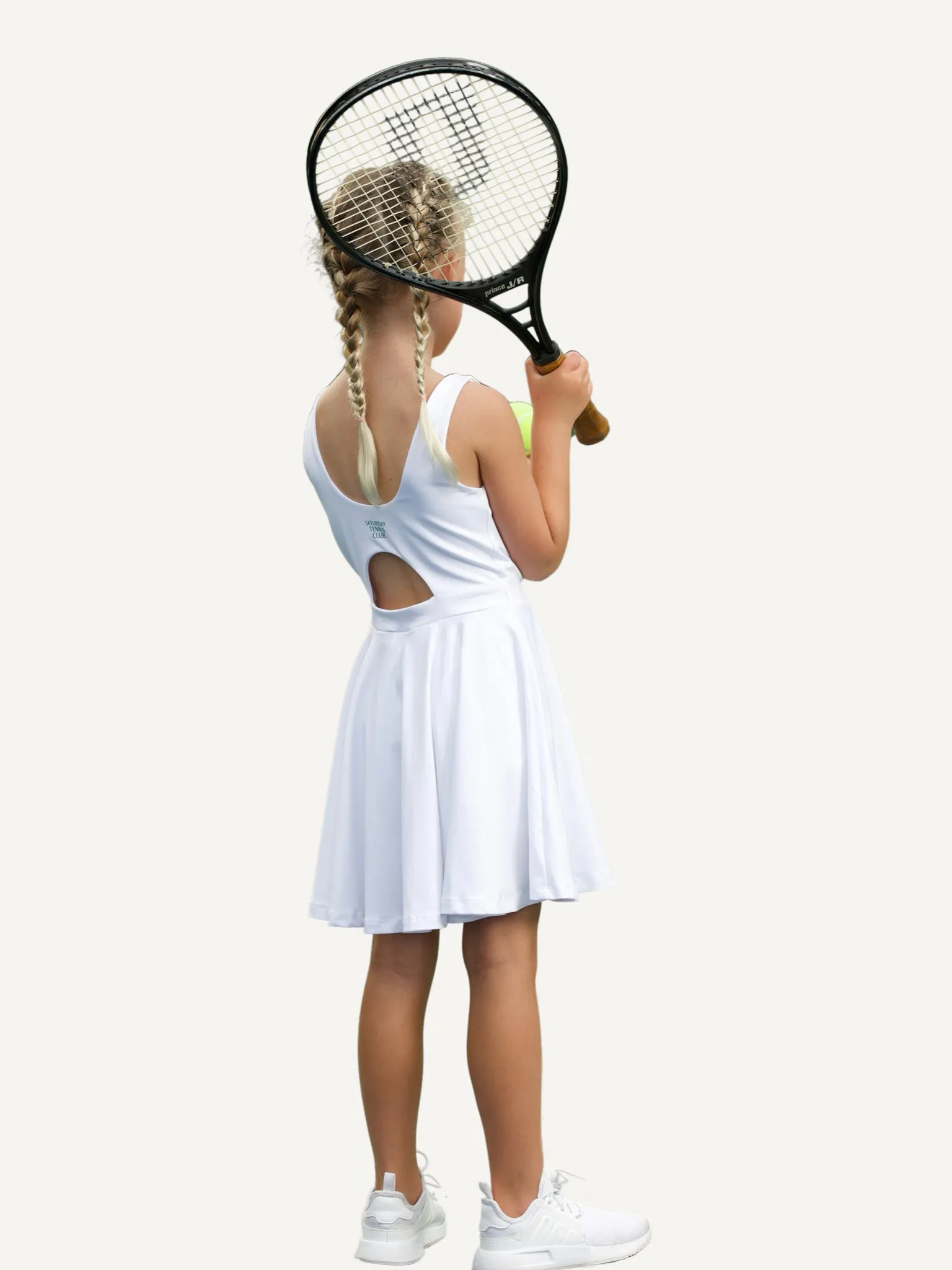 Girls White Tennis Dress