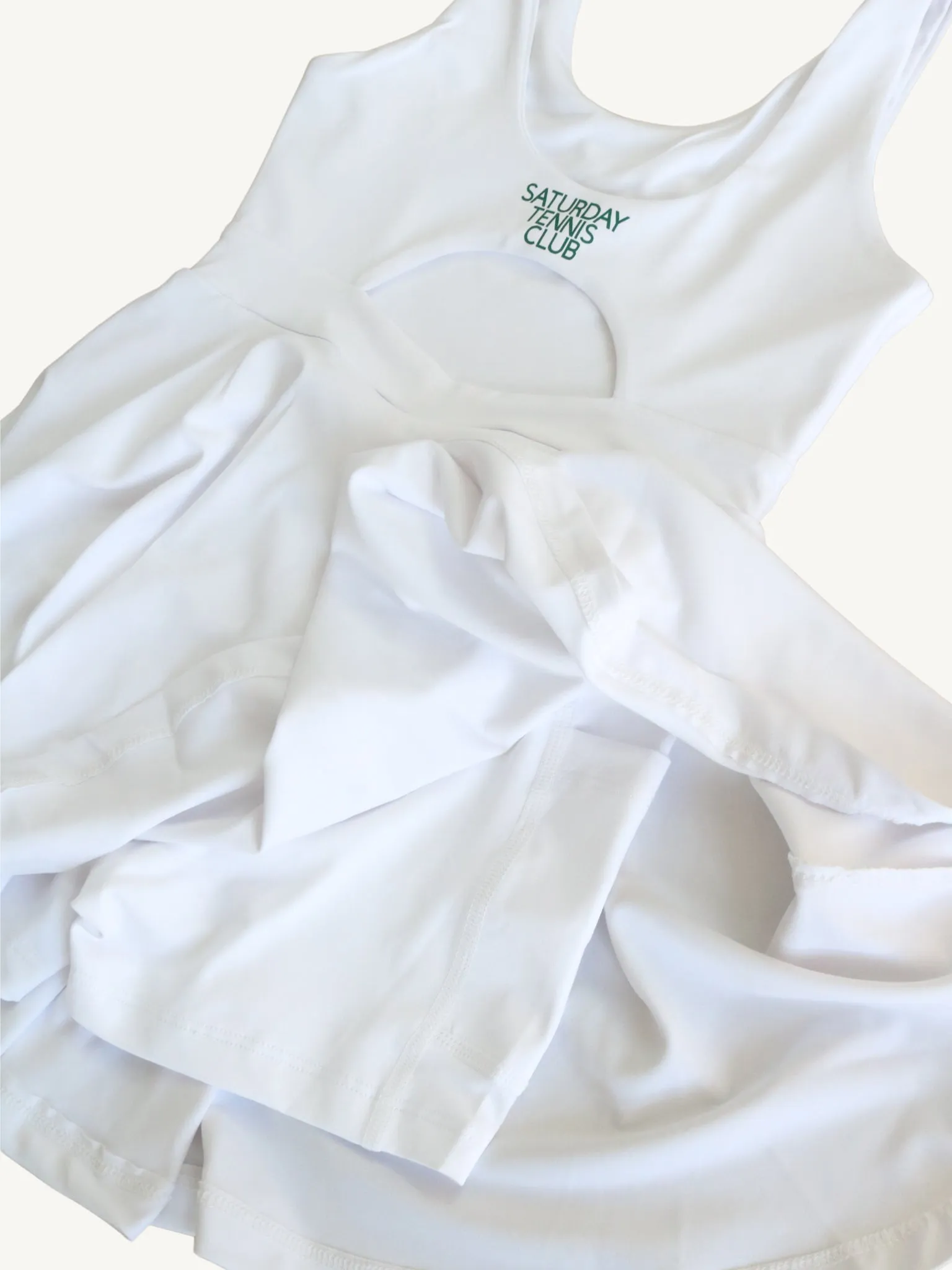 Girls White Tennis Dress