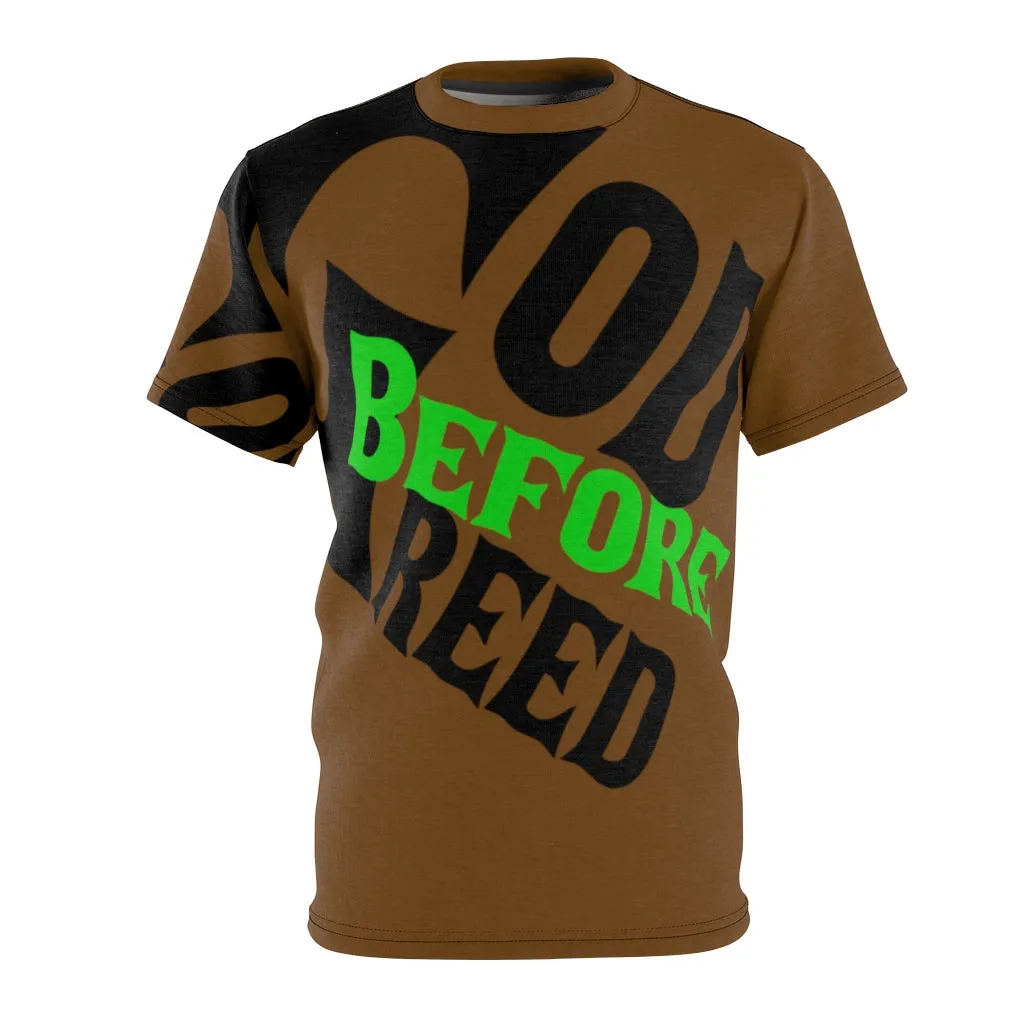 God Before Greed ( Army ) Unisex AOP Cut & Sew Tee