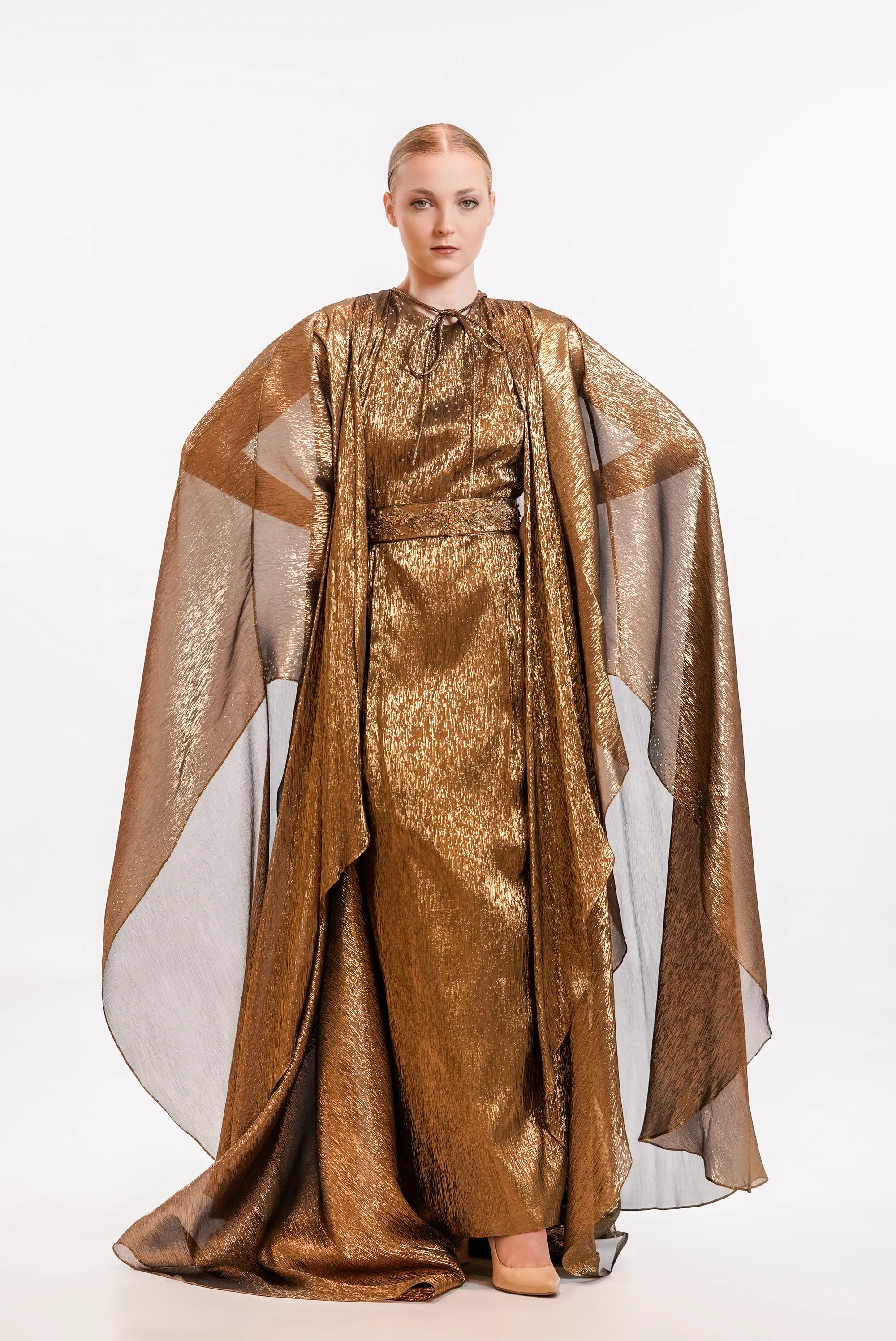 Golden Glamour Dress