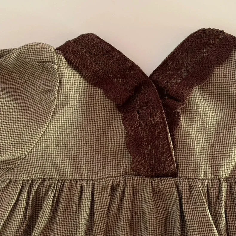 Golden Vintage Charm Dress