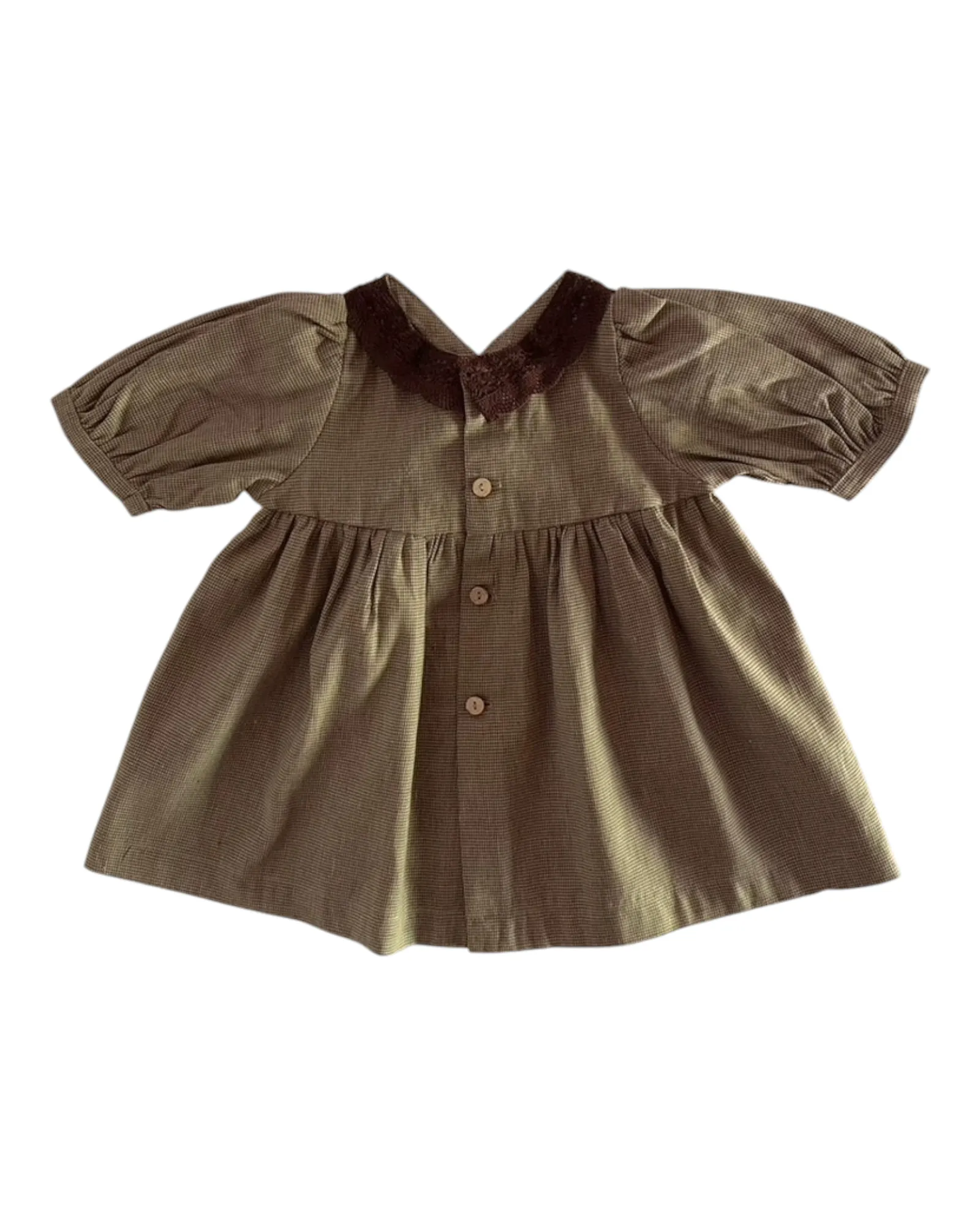 Golden Vintage Charm Dress