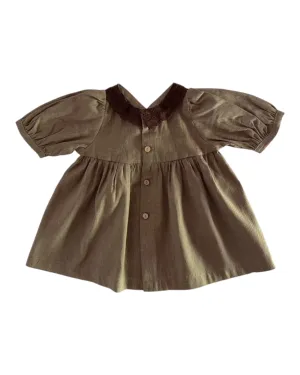 Golden Vintage Charm Dress